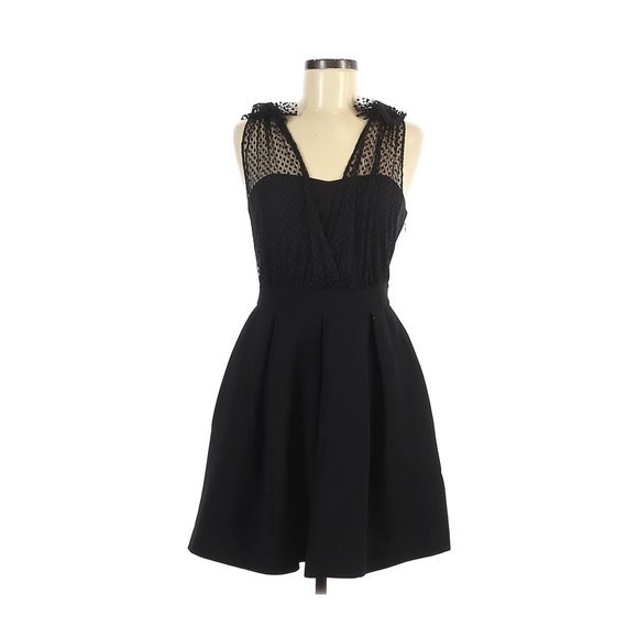 Whistles Dresses Whistles Black Party Dress 8s Polka Dot Aline